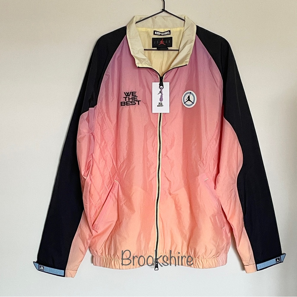 Nike Jordan x DJ Khaled We The Best Jacket Size Large Bicycle Yellow DV7493-746